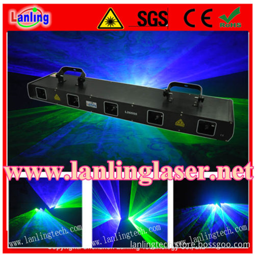 350mw Green and Blue Five Lens Laser Light